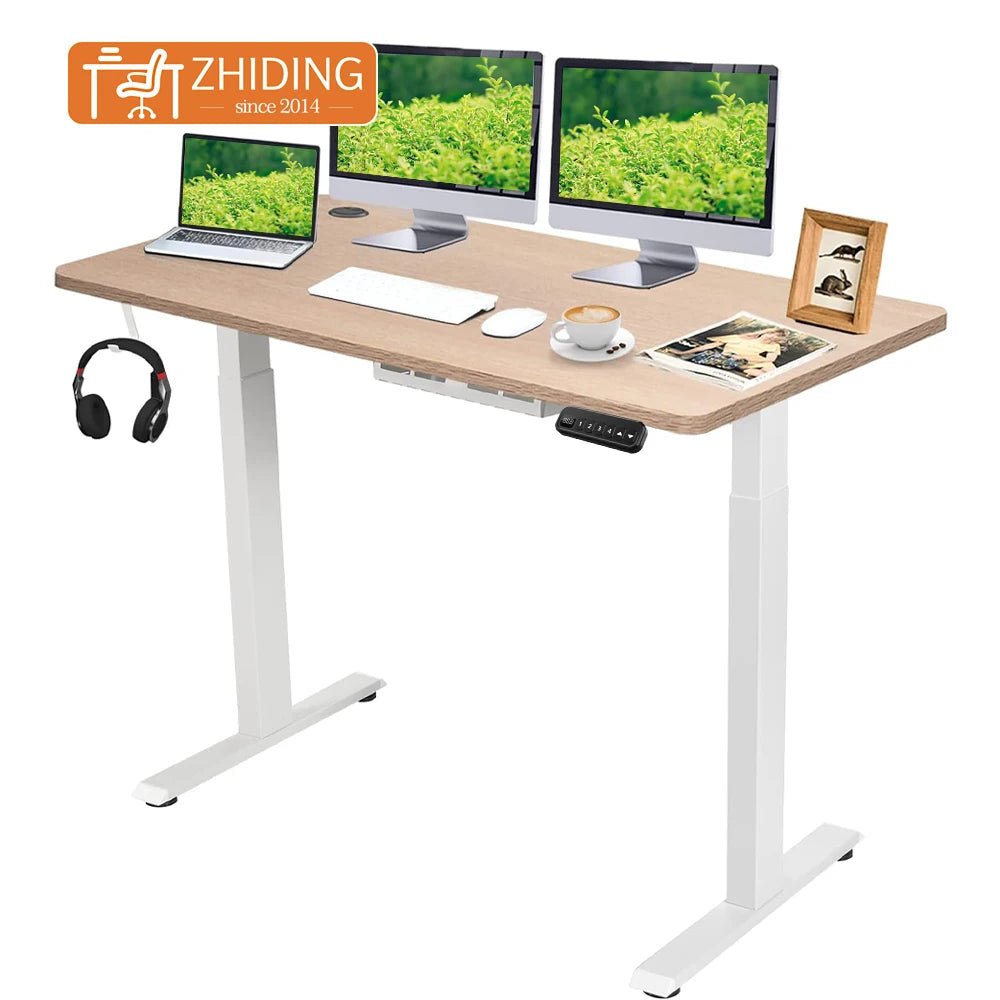 Dual Motor Electric Height Adjustable Table Stand up Lifting Mechanism Ergonomic Desk Frame for Office Standing Desk
