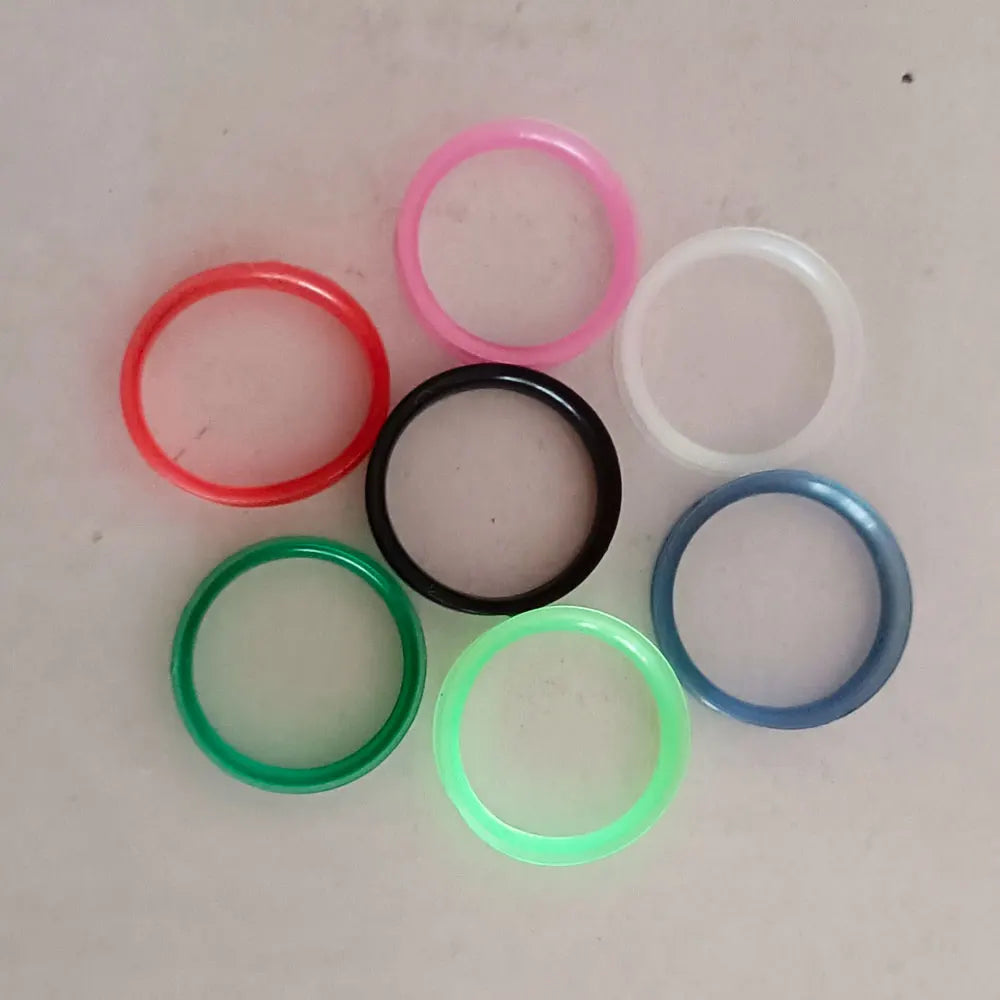 Stainless Steel Beauty Professional Hair Scissors Finger Rings Inserts