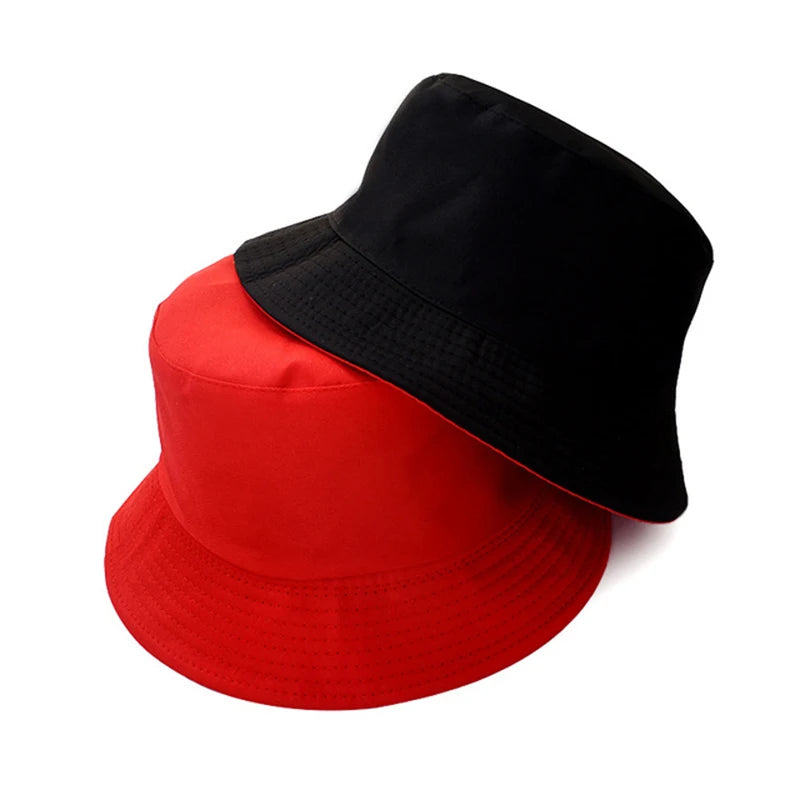 Quick Shipping Wholesale Cheap Blank Sun Protection Boonie Bucket Hats 100% Cotton Reversible Bucket Hats for Women