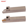 CNC Holder Lathe Part Indexable Grooving Carbide Turning Tools MGEHR/L2525-3 White Nickel Plating