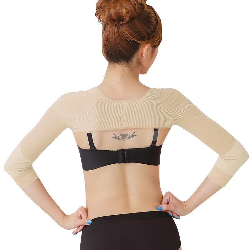Free Size Arm Slimming Back Posture Corrector Arm Shaping Sleeves Fat Reduction for Women Back Support