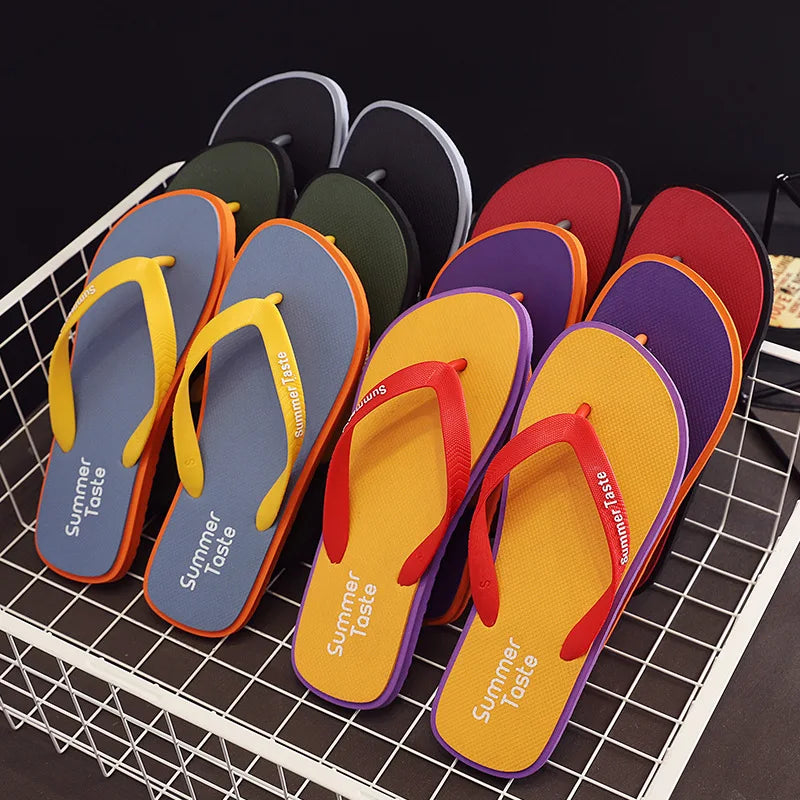 Winter Casual Slipper Flip-Flops Anti-Slippery Outdoor Rubber Thong Sandal with Logo for Beach or Summer Outings