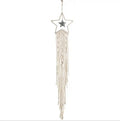 Wholesale Arrival Moon Star Design Hand Weaves Cotton Tassels Rope Pendant for Home Handmade DIY Hanging Decoration
