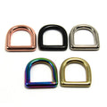 5/8 Inch Metal Solid Brass Nickle Free Plated Weld D Ring Buckle for Dog Collar