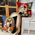 New Style Picasso Embroidery Abstract Pillowcase Cushions Covers Decorative Throw Pillows Covers for Sofa Car Pillowcase