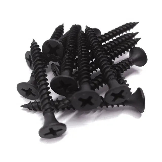 China Manufacture Low Price Black Phosphated Bugle Head Drywall Screw DIN18182