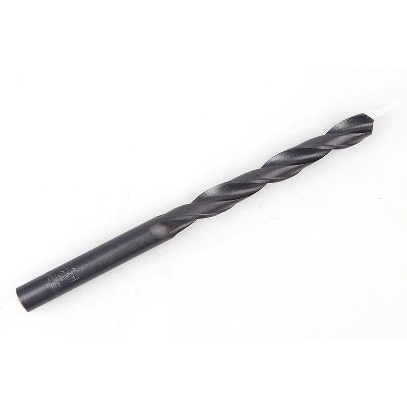 Naipu Black Oxide HSS Fried Dough Twist Drill Fully Ground Straight Shank Twist Drill Bit for Metal Stainless Steel Drilling