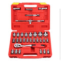 Srunv New 72 T Socket Set 32pcs Kit Socket Wrench Set Tools for Car