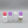 Small Shape 25ml Plastic Bottle PP Screw Cap 20mm Neck Flip Top Cap Disc Cap for Face Cream Facial Cleanser Custom Color Screen