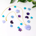 Hot Sales Natural Crystal Pendant Blue Lace Agate Healing Stone Crystal Pendant for Crystal Gift