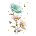 High Quality Large 3D Wall Decal Flowers and Butterflies Decorations PVC Room Wall Stickers for Home Decor