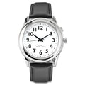 MAUJOY Clear and Loud American Accent English Mens Braille Wristwatch Pointer Talking Watch for Blind Person People