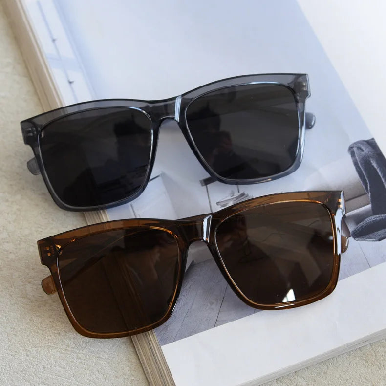 2025 Vintage square Polarized Sunglasses Women Men Driving Shades Brand Designer Sun Glasses Luxury Oculos De Sol UV400