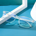Fashion Anti Blue Light Blocking Filter Eyeglasses TR90 UV400 Square Unisex Computer Glasses for Men and Women Blocks Ray