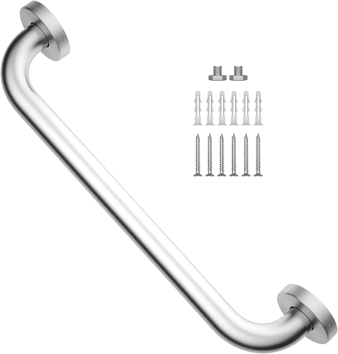 Customization OEM ODM Anti slip Support Shower Grab bar SUS 304 Bathroom Brushed Disabled Grab Rail