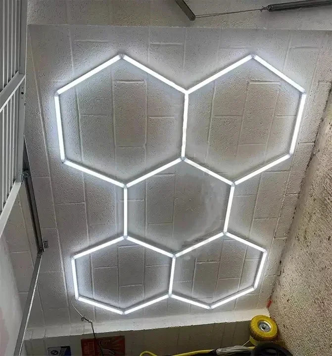 Cheap Price Waterproof Honeycomb Led Light Day Light Factory Latest Existed Mold Hexagonal Wall Led Light for Workshop