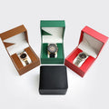 Factory Custom PU Watch Case Luxury Renovate Watch Box Portable Watch Packaging Bag
