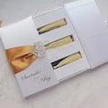Creative Scroll Wedding Invitation Cards Set Fabric Covered Box with Ribbon Brooch Buckle