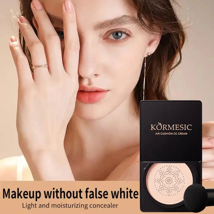 KORMESIC Mushroom Head Air Cushion BB Cream Foundation Cream for Face Makeup Concealer for Face Cosmetics Make up Cushion
