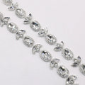 JFRC039 Wholesale Crystal Rhinestone Chain Trimming Bling Crystal Chain for Garments