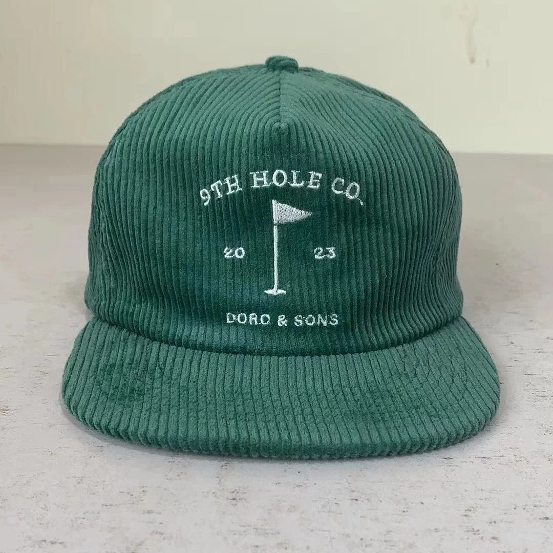 Wholesale or Custom Corduroy 3D Embroidery Snapback Hat Snapback Cap