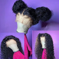 30In Raw Indian Loose Deep Wave Wig 40 Inch Curly Deep Wave Full Lace Human Hair Wig 180 Density 13X6 Deep Wave Lace Front Wig