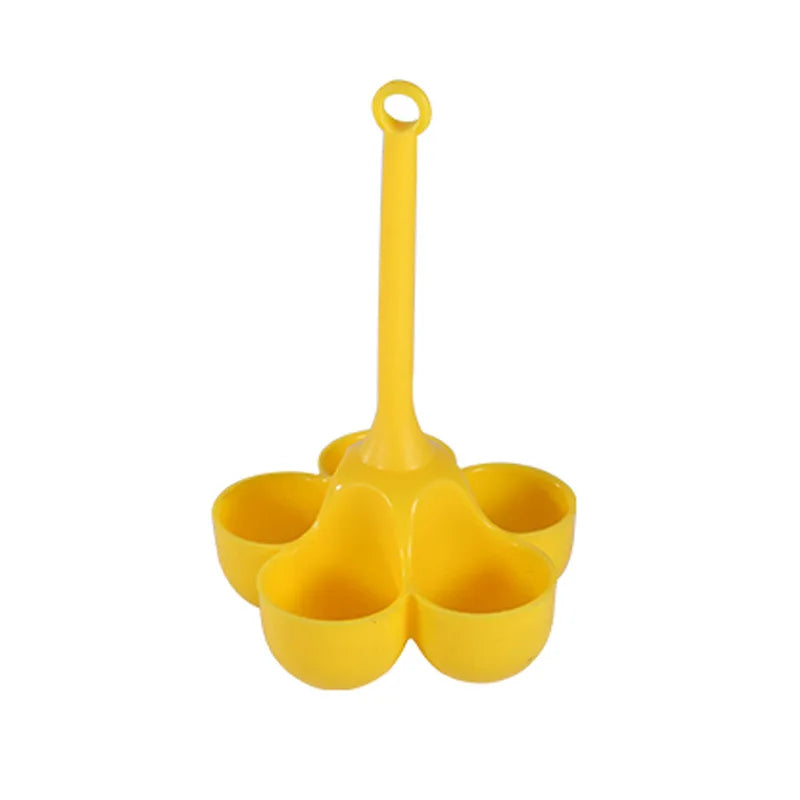 Dishwasher Safe 3-Hole Silicone Egg Steamer and 5-Hole Egg Poacher Kitchen Gadgets for Cooking Tools