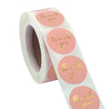 High Quality Customized OEM Printed Adhesive Labels High Temperature Resistant Glossy Finish Tissue Paper Stickers