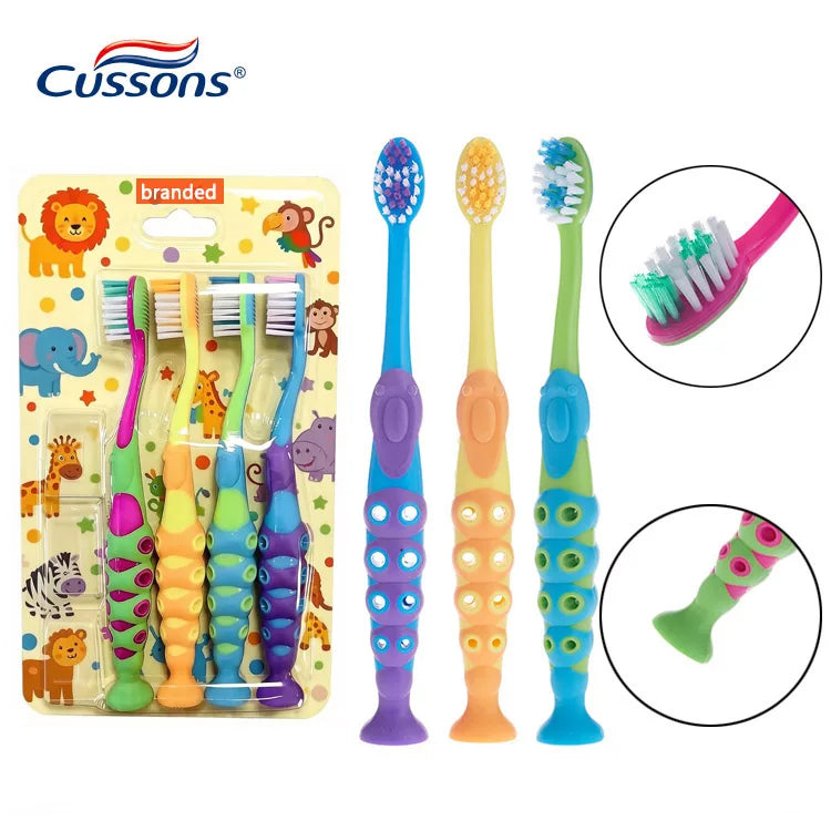 High Quality Classic Kids Toothbrush Factory Wholesale Soft Medium Nylon Bristle Toothbrush for Children Non-slip Handle OEM ODM