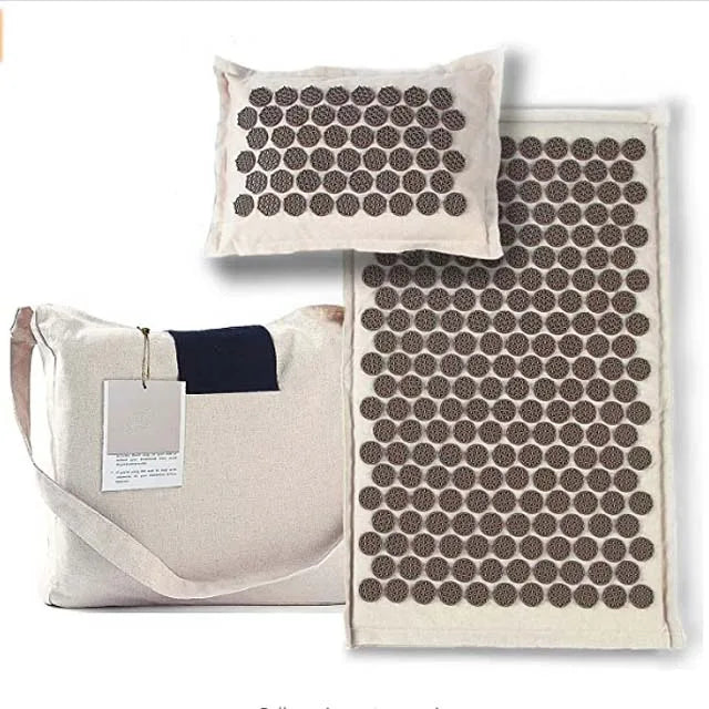 Muscle Relief Acupressure Acupuncture Mat Shakti Plastic Spikes Massage Acupressure Mat
