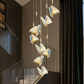 Bedside Chandelier Lamp for Living Room Dining Table Bar Hotel Staircase Decoration Modern Butterfly Necklace Pendant Light