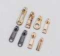 Wholesale Custom Gold Bag Zip Pulls Zipper Puller Brand Logo Engraved Metal Zipper Pulls for Handbags Purse