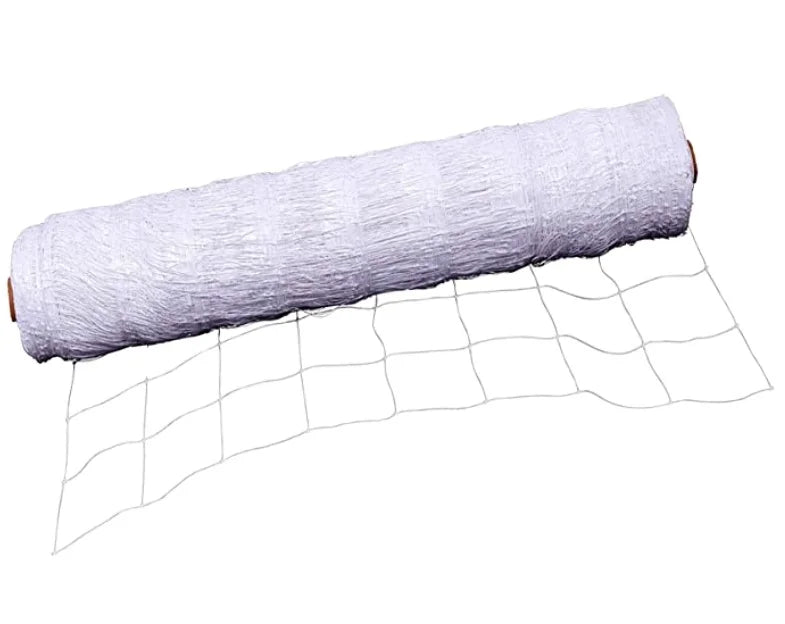 Plastic Plant Support Mesh Pea and Bean Trellis Netting Bulk Roll 4 X 3280 ft / 6 Inch Squares Mesh