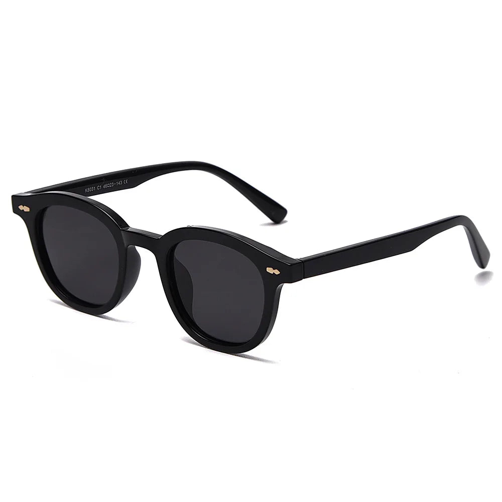 ZS K8031 New Men Women Classic Retro Frame Trendy Nail Net Red Polarized Lenses Sun Glasses Custom Logo Sunglasses