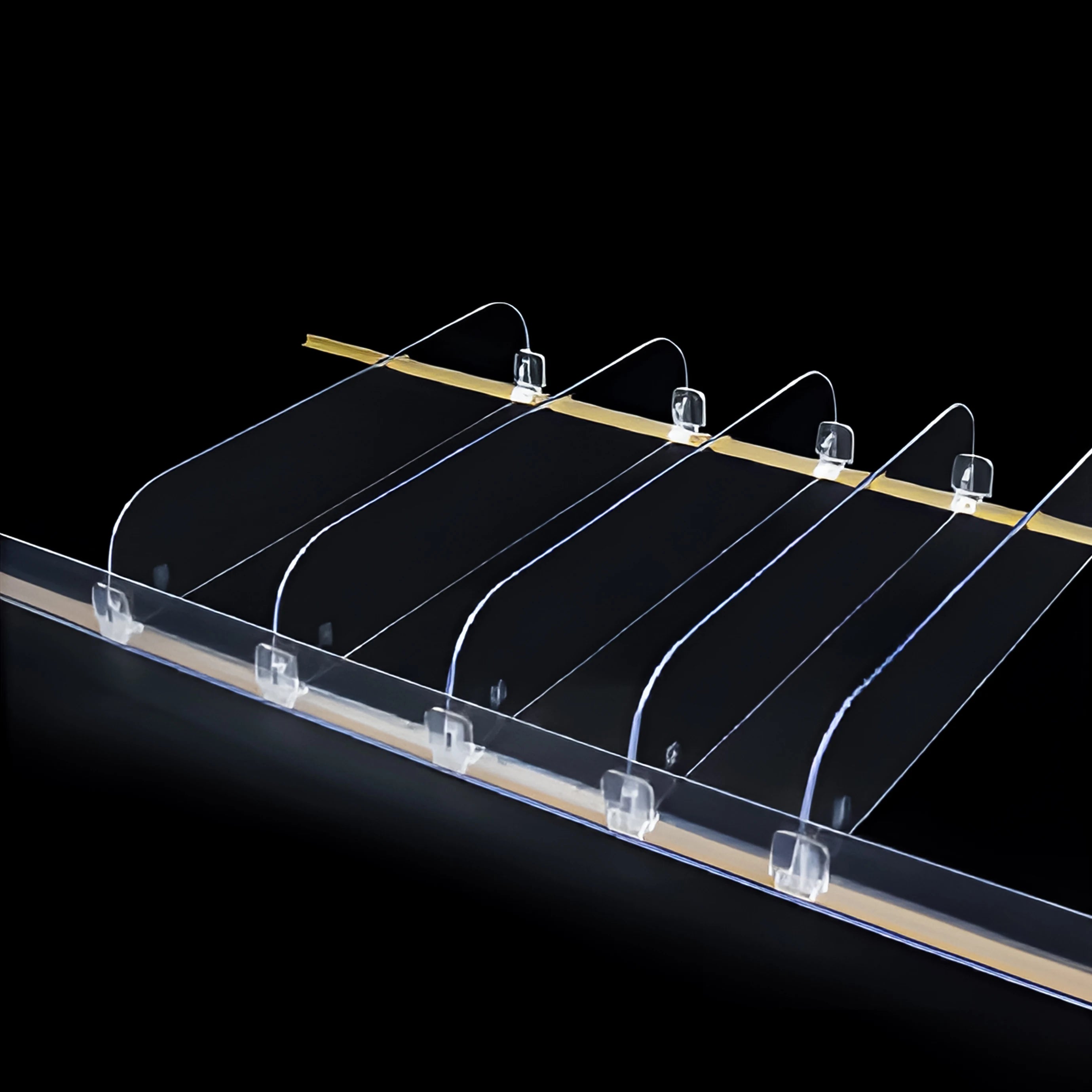 Automatic Adjustable Spring Loaded Tobacco Cigarettes Rack Cabinet Display Product Divider Tray Lane System Shelf Pushers