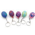 Custom 3D Portrait Rubber Keychain Figure Doll with UV and Offset Printing Name and Logo