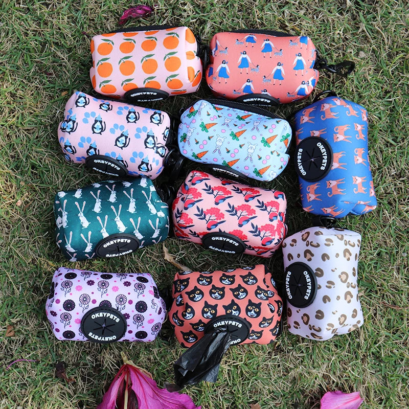 Wholesale Supplies Outdoor Bulk Portable Custom Walking Pet Dog Shit Poop Trash Waste Bags Holder Dispenser