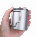 350/450ml/550ml Titanium Water Cup with Lid Coffee Cup Mug Tea Cup Camping Mug for Camping Hiking Backpacking Picnic