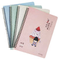Custom Printed Art Paper A4/A5 Notebooks with Hard Waterproof PVC Cover Students Spiral Binding Diary Exercise Book