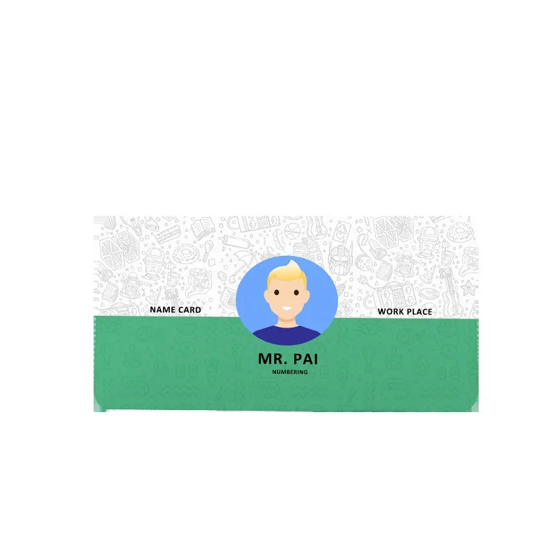 Wholesale Sublimation DIY Logo Name Badge MDF Magnetic Name Badge