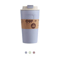 Wholesale Bamboo Fiber Tumbler Custom Logo Cute Design Recycled Reusable Drinking Coffee Cup with Cover