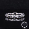 Starsgem Custom Style 950 Platinum Jewelry Rings Lab Grown Diamond Band