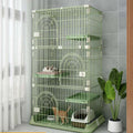Cat Cage Villa Household Indoor with Toilet Large Free Space Small Cat House