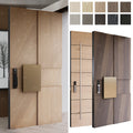 American Style Modern Luxury Main Smart Locks Security External Wooden Front Door Solid Wood Exterior Hotel Room Doors