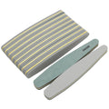 Nail Supplies EVA Double-sided Washable Long Gray Green Sponge Grinding Polishing Nail Buffer Professional Salon Use At-home