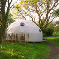 6M Geodesic Igloo Dome Glamping Tent with Bathroom for Luxury Resort House
