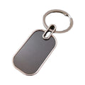 Wholesale Customized Fashionable Heart-Shaped Alloy Keychain Zinc Metal Tag Pendant Laser Logo Company Engraved Keychain Gift