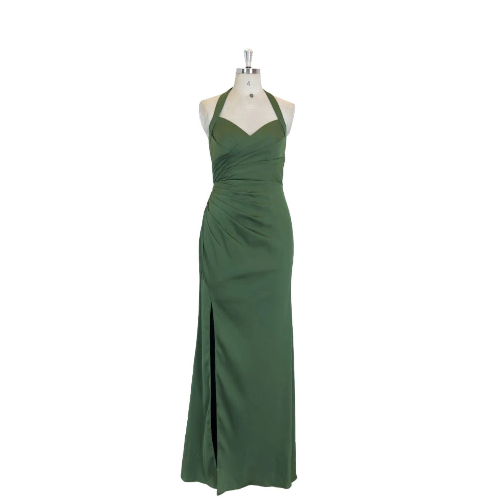 TEENYEE Custom Lady Elegant Slim Backless Dress Women Fashion Bridesmaid Dresses Summer Female Party