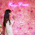 YOPIN A30 Events Backdrop Wedding Artificial Silk Flower Wall Panel Backdrop