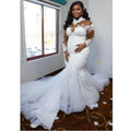 African Luxury Wedding Dresses Round Neck Wedding Gown New Design Mermaid Wedding Dresses
